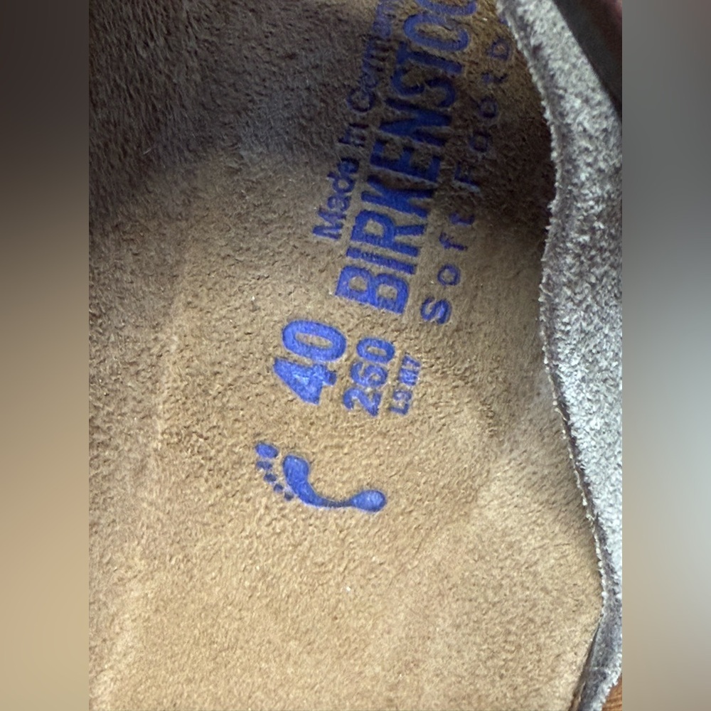 Birkenstock Arizona Suede Light Sand Sandals EU 40 NWOT - Picture 6 of 7